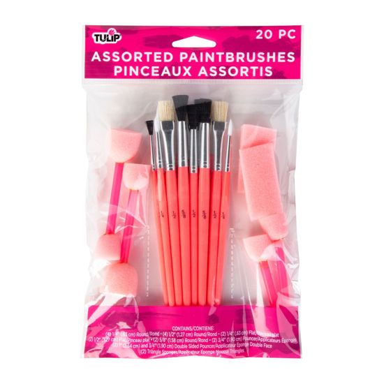 Picture of Assorted Paintbrushes 20 Pack