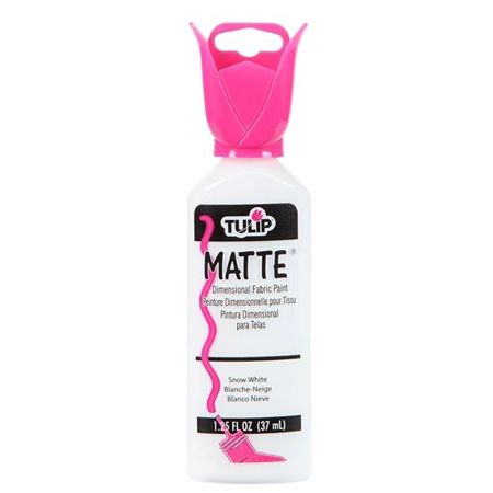 Picture of Tulip Dimensional Fabric Paint Matte Snow White 1.25 oz.