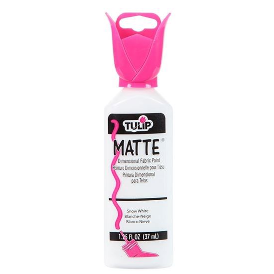 Picture of Tulip Dimensional Fabric Paint Matte Snow White 1.25 oz.