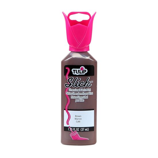 Picture of Tulip Dimensional Fabric Paint Slick Brown 1.25 oz.