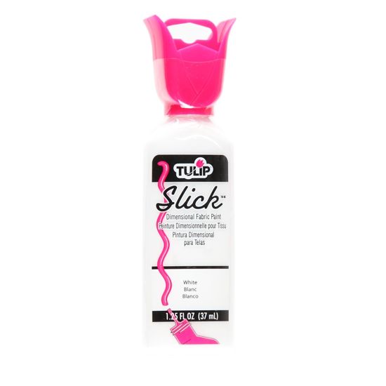 Picture of Tulip Dimensional Fabric Paint Slick White 1.25 oz.