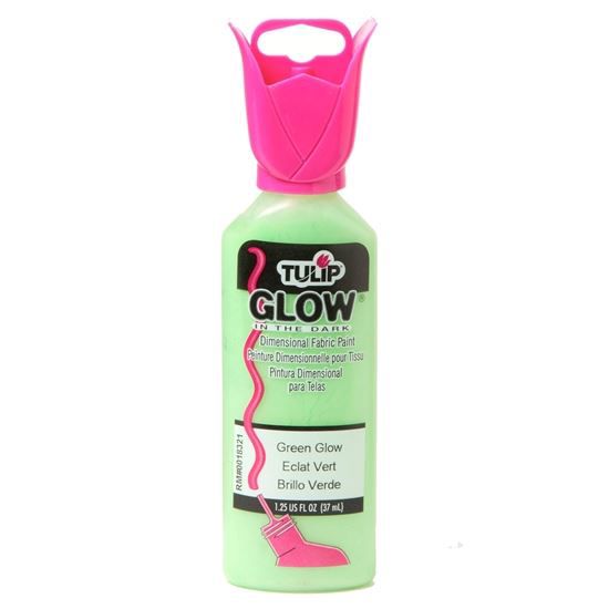 Picture of Tulip Dimensional Fabric Paint Glow Green 1.25 oz.