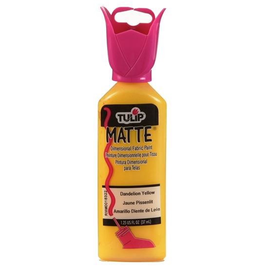 Picture of Tulip Dimensional Fabric Paint Matte Dandelion Yellow 1.25 oz.