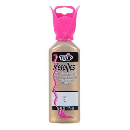 Picture of Tulip Dimensional Fabric Paint Metallics Gold 1.25 oz.