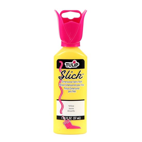 Picture of Tulip Dimensional Fabric Paint Slick Yellow 1.25 oz.