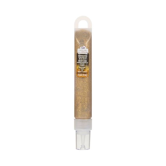 Picture of Tulip Dazzling Glitter Dimensional Fabric Paint Dazzling Gold 2 oz.