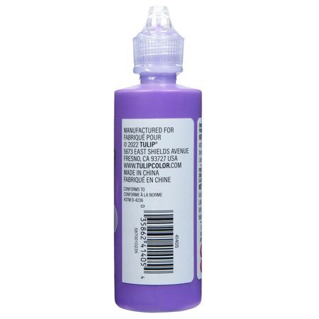 Picture of 41405 Tulip Dimensional Fabric Paint Slick Purple 4 oz.