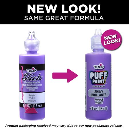 Picture of 41405 Tulip Dimensional Fabric Paint Slick Purple 4 oz.