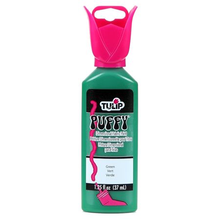 Picture of 65106 Tulip Dimensional Fabric Paint Puffy Green 1.25 oz.