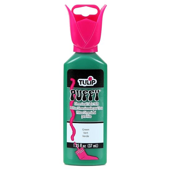 Picture of 65106 Tulip Dimensional Fabric Paint Puffy Green 1.25 oz.