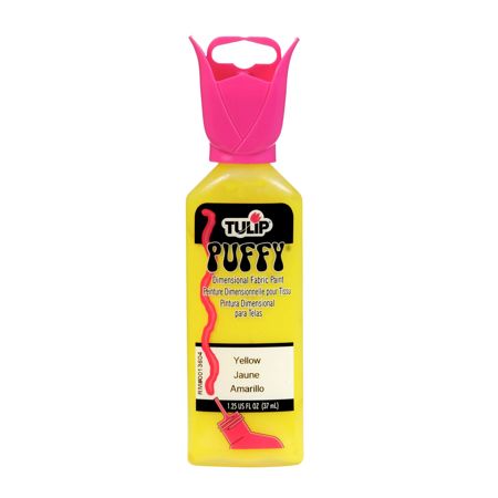Picture of 65102 Tulip Dimensional Fabric Paint Puffy Yellow 1.25 oz.