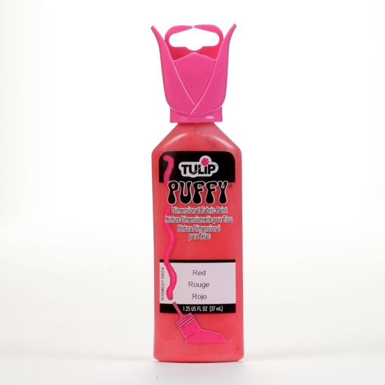 Picture of 65103 Tulip Dimensional Fabric Paint Puffy Red 1.25 oz.
