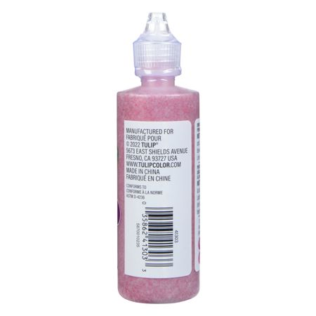 Picture of 41303 Tulip Dimensional Fabric Paint Glitter Red 4 fl. oz.