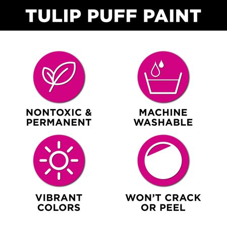 Picture of 41303 Tulip Dimensional Fabric Paint Glitter Red 4 fl. oz.