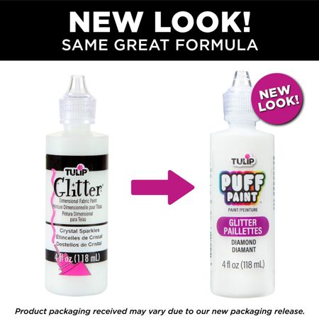 Picture of 41904 Tulip Dimensional Fabric Paint Glitter Crystal Sparkles 4 fl. oz.