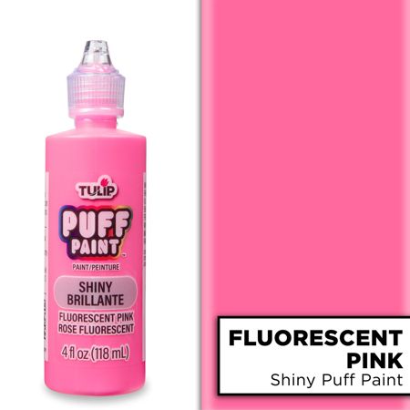 Picture of 41410 Tulip Dimensional Fabric Paint Slick Fluorescent Pink 4 oz.