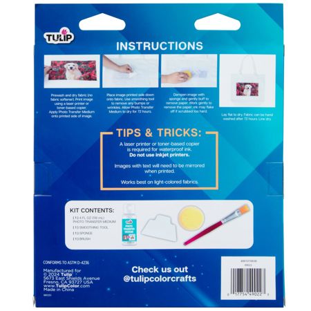 Picture of 49197                               TULIP PHOTO TRANSFER KIT                          
