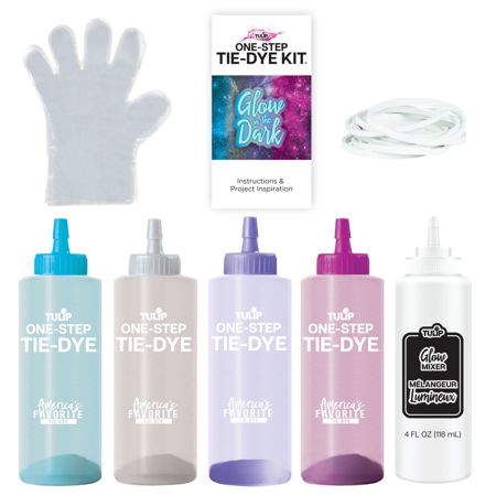 Picture of 48207 Tulip Glow in the Dark Cosmic 4-Color Tie-Dye Kit