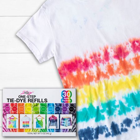 Picture of 45597 Tulip Tie-Dye Refills Rainbow 30 Pack