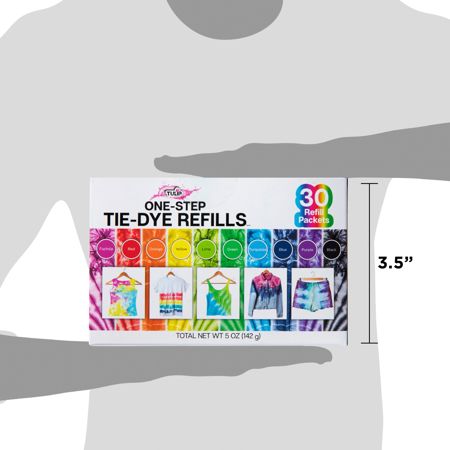 Picture of 45597 Tulip Tie-Dye Refills Rainbow 30 Pack