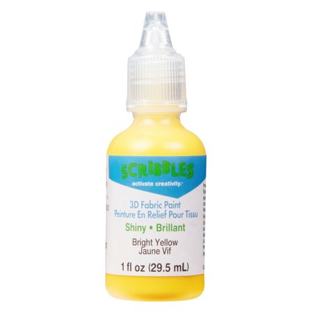 Picture of 54112 3D Fabric Paint Bright Yellow 1 oz.