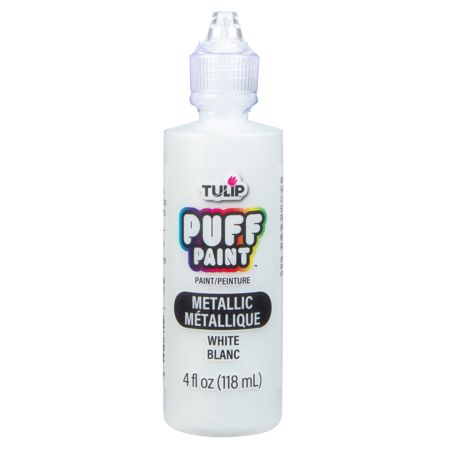 Picture of 17364 Tulip Dimensional Fabric Paint Metallics White 4 oz.