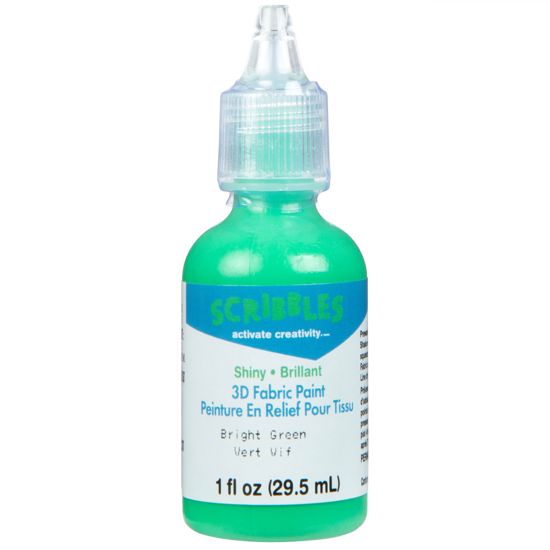 Picture of 54134 3D Fabric Paint Bright Green 1 oz.