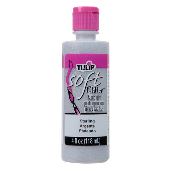 Picture of 20412 Brush-On Fabric Paint Sterling Glitter 4 oz.