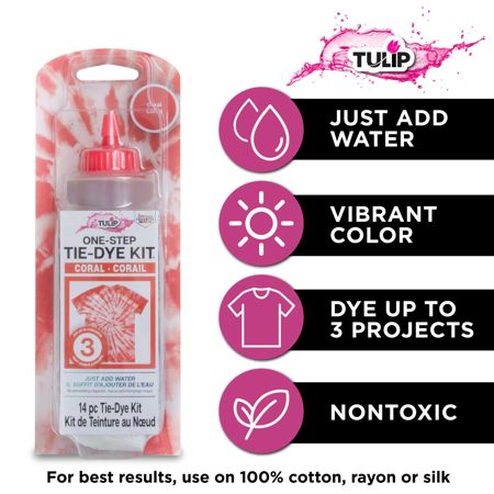 Picture of 47106 Coral 1-Color Tie-Dye Kit