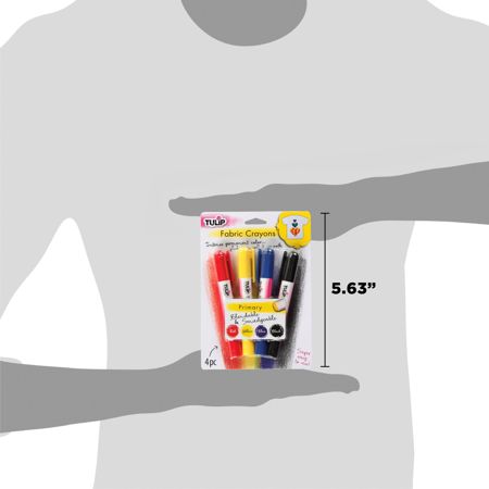 Picture of 33106 Tulip Fabric Crayons Primary 4 Pack